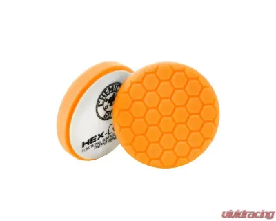 Chemical Guys 4inch Orange Hex-Logic Self-Centered Medium-Heavy Cutting Pad - BUFX_102HEX4