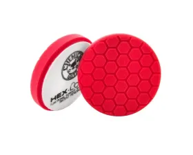 Chemical Guys 6.5inch Red Hex Logic Self-Centered Perfection Ultra-Fine Finishing Pad