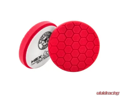Chemical Guys 6.5inch Red Hex Logic Self-Centered Perfection Ultra-Fine Finishing Pad - BUFX_107HEX6