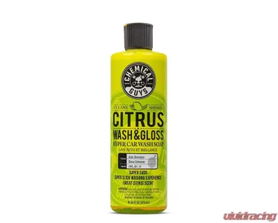 Chemical Guys 16oz Citrus Wash and Gloss Concentrated Car Wash - CWS_301_16