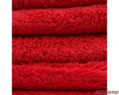 Chemical Guys 3Pack 16inch x 16inch Red Happy Ending Ultra Edgeless Microfiber Towel - MIC34103