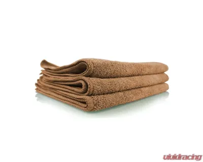 Chemical Guys 3Pack 16inch x 16inch Tan Workhorse Professional Microfiber Towel - MIC34403