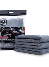 Chemical Guys 3Pack 24inch x 16inch Gray Workhorse Microfiber Towel Metal                                     - MIC35203 - Image 2