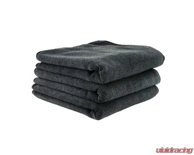 Chemical Guys 3Pack 24inch x 16inch Black Workhorse Microfiber Towel VRP - MIC35303