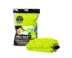 Chemical Guys Green Chenille Premium Scratch-Free Microfiber Wash Mitt
