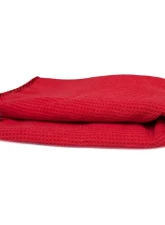 Chemical Guys 24inch x 16inch Red Waffle Weave Glass and Window Microfiber Towel                                     - MIC707 - Image 2