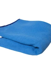 Chemical Guys 24inch x 16inch Blue Waffle Weave Glass and Window Microfiber Towel                                     - MIC708 - Image 2