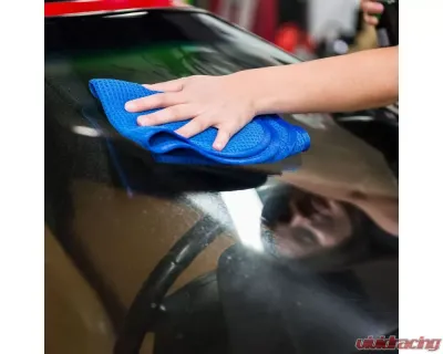 Chemical Guys 24inch x 16inch Blue Waffle Weave Glass and Window Microfiber Towel - MIC708