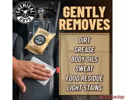 Chemical Guys 50ct Leather Cleaner Wipes - PMWSPI20850