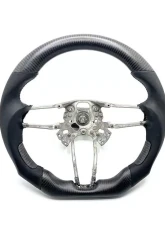 Porsche 991.2 | 718 | Cayenne 958.2 | Panamera 971 | Macan OEM Upgraded Steering Wheel Matte Carbon Black Stitch Smooth Leather                                     - VR-991-GT3-STRWHL - Image 2