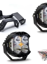 Ford F-250 | F-350 2017-2020 A-Pillar Light Bracket Kit w/Baja Designs Clear Lens LP4 Pro LED Driving/Combo Pair                                     - VR-F250-915-297803 - Image 14