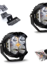 Chevrolet | GMC Trucks 2014-2018 A-Pillar Light Bracket Kit w/Baja Designs Clear Lens LP4 Pro LED Driving/Combo Pair                                     - VR-GMC-915-297803 - Image 8