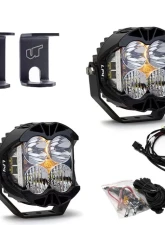 Ram 1500 2009-2021 A-Pillar Light Bracket Kit w/Baja Designs Clear Lens LP4 Pro LED Driving/Combo Pair                                     - VR-RAM-915-279803 - Image 12