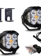 Ram 1500 2009-2021 A-Pillar Light Bracket Kit w/Baja Designs Spot Clear Lens LP4 Pro LED Pair                                     - VR-RAM-915-297801 - Image 12