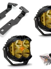 Toyota Tacoma 2016-2021 A-Pillar Light Bracket Kit w/Baja Designs Amber Lens LP4 Pro LED Driving/Combo Pair                                     - VR-TAC-915-279813 - Image 15