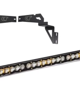 Toyota Tundra 2014-2021 Lower Bumper Light Bar Bracket w/Baja Designs 30 Inch Driving Combo Pattern S8 Series LED Light Bar                                     - VR-TUN-900-703003 - Image 11
