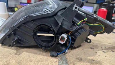 Spec-D Switchback Sequential Turn Signal Animated LED Bar Projector Headlights Matte Black Housing/Clear Lens Nissan 350Z 2003-2005 CLEARANCE                                     - LHP-350Z03JM-SQ-RS - Image 6