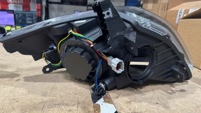 Spec-D Switchback Sequential Turn Signal Animated LED Bar Projector Headlights Matte Black Housing/Clear Lens Nissan 350Z 2003-2005 CLEARANCE                                     - LHP-350Z03JM-SQ-RS - Image 7