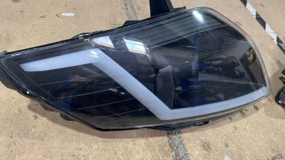 Spec-D Switchback Sequential Turn Signal Animated LED Bar Projector Headlights Matte Black Housing/Clear Lens Nissan 350Z 2003-2005 CLEARANCE                                     - LHP-350Z03JM-SQ-RS - Image 2