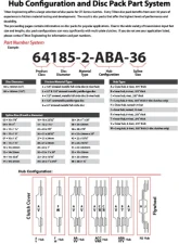 Tilton 7.25" 3-Plate 35mm Spline 10 Teeth 6 Rivets Back-to-Back Metallic Clutch Disc Pack                                     - 64185-2-ABA-52 - Image 5