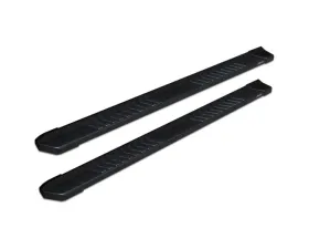 Raptor Series 6inch OEM Style Black Textured Aluminum Slide Track Running Boards Ford F-250 | F-350 Super Duty SuperCab 1999-2016