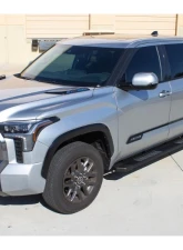 Raptor Series 6inch OEM Style Black Textured Aluminum Slide Track Running Boards Toyota Tundra CrewMax Cab 2022-2024                                     - 1704-0142BT - Image 4