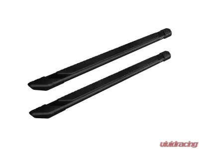 Raptor Series 5inch Tread Step Black Textured Aluminum Slide Track Running Boards Toyota Tundra Double Cab 2022-2024 - 1904-0133BT