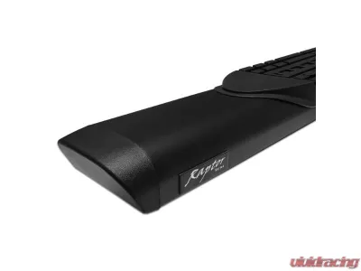 Raptor Series 5inch Oval Style Black Textured Aluminum Slide Track Running Boards Toyota Tundra CrewMax Cab 2022-2024 - 2004-0142BT