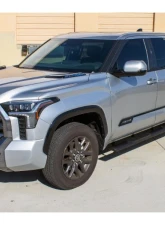 Raptor Series 5inch Oval Style Black Textured Aluminum Slide Track Running Boards Toyota Tundra CrewMax Cab 2022-2024                                     - 2004-0142BT - Image 4