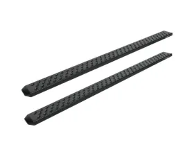 Raptor Series 6.5inch Sawtooth Black Textured Aluminum Slide Track Running Boards Ford F-250 | F-350 Super Duty SuperCab 1999-2016