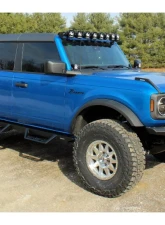 Magnum Black Textured Alloy Steel RT Gen 2 Drop Steps Ford Bronco 4-Door 2021-2024                                     - GTS12FD - Image 4