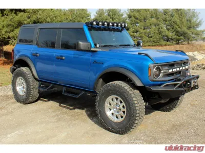 Magnum Black Textured Alloy Steel RT Gen 2 Drop Steps Ford Bronco 4-Door 2021-2024 - GTS12FD