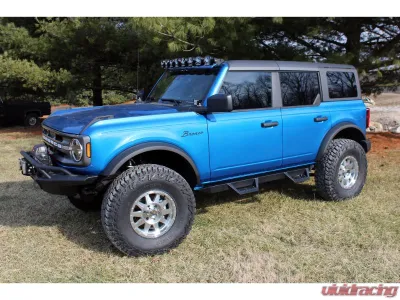 Magnum Black Textured Alloy Steel RT Drop Steps Ford Bronco 4-Door 2021-2024 - RTS12FD