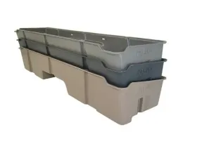 DU-HA Underseat Gun Case Storage Black Chevrolet | GMC Extended Cab 1988-1999
