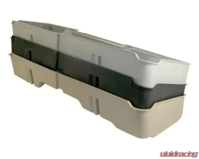 DU-HA Underseat Gun Case Storage Dark Gray Chevrolet | GMC Silverado | Sierra Extended Cab Pickup Trucks - 2007-2013 - 10045