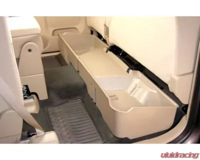 DU-HA Underseat Gun Case Storage Dark Gray Chevrolet | GMC Silverado | Sierra Extended Cab Pickup Trucks - 2007-2013 - 10045