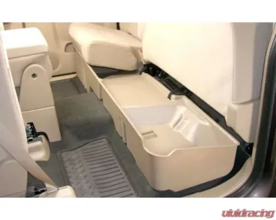 DU-HA Underseat Gun Case Storage Dark Gray Chevrolet | GMC Silverado | Sierra Extended Cab Pickup Trucks - 2007-2013 - 10045