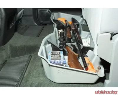 DU-HA Underseat Gun Case Storage Ash Gray Chevrolet | GMC Silverado | Sierra - 10301