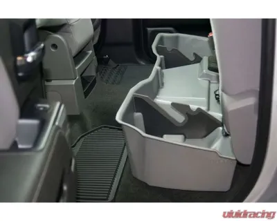 DU-HA Underseat Gun Case Jet Storage Black Chevrolet | GMC Silverado/Sierra Double Cab 2014-2019 - 10304
