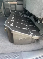 DU-HA Underseat Gun Case  Storage Black Chevrolet | GMC Silverado| Sierra 2019-2021                                     - 10410 - Image 5