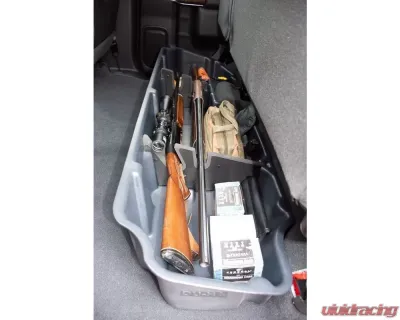 DU-HA Underseat Gun Case Storage Black Chevrolet | GMC Silverado| Sierra 2019-2021 - 10420