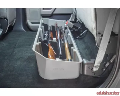 DU-HA Underseat Gun Case Storage Light Gray Ford F-150 - 20111