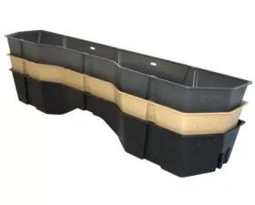 DU-HA Underseat Gun Case Storage Black Nissan Titan
