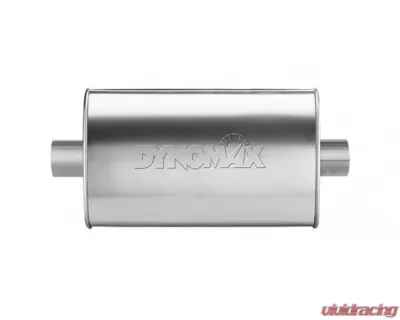 Dynomax 19" Body Side Inlet Center Outlet Ultra-Flo Stainless Steel Muffler - 17282