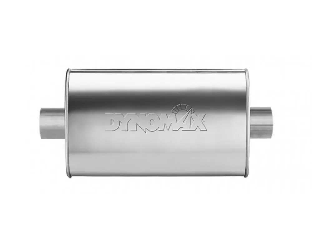 Dynomax 19" Body Side Inlet Center Outlet Stainless Steel Ultra-Flo Muffler - 17283