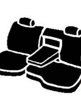 FIA Inc. OE30 Custom Fit Seat Cover                                     - OE32-21 GRAY - Image 3