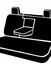 FIA Inc. OE30 Custom Fit Seat Cover                                     - OE32-29 CHARC - Image 3