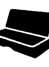 FIA Inc. TR40 Series Wrangler Custom Fit Seat Cover                                     - TR42-4 BLACK - Image 3