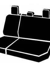 FIA Inc. NP90 Custom Fit Seat Cover                                     - NP92-83 GRAY - Image 3