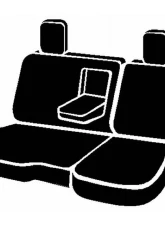 FIA Inc. NP90 Custom Fit Seat Cover                                     - NP92-87 GRAY - Image 3
